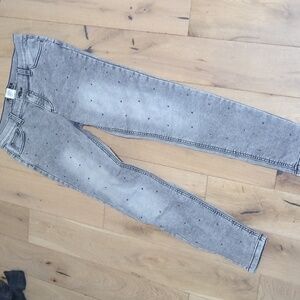 Harper Heritage Stud Grey Skinny Jeans